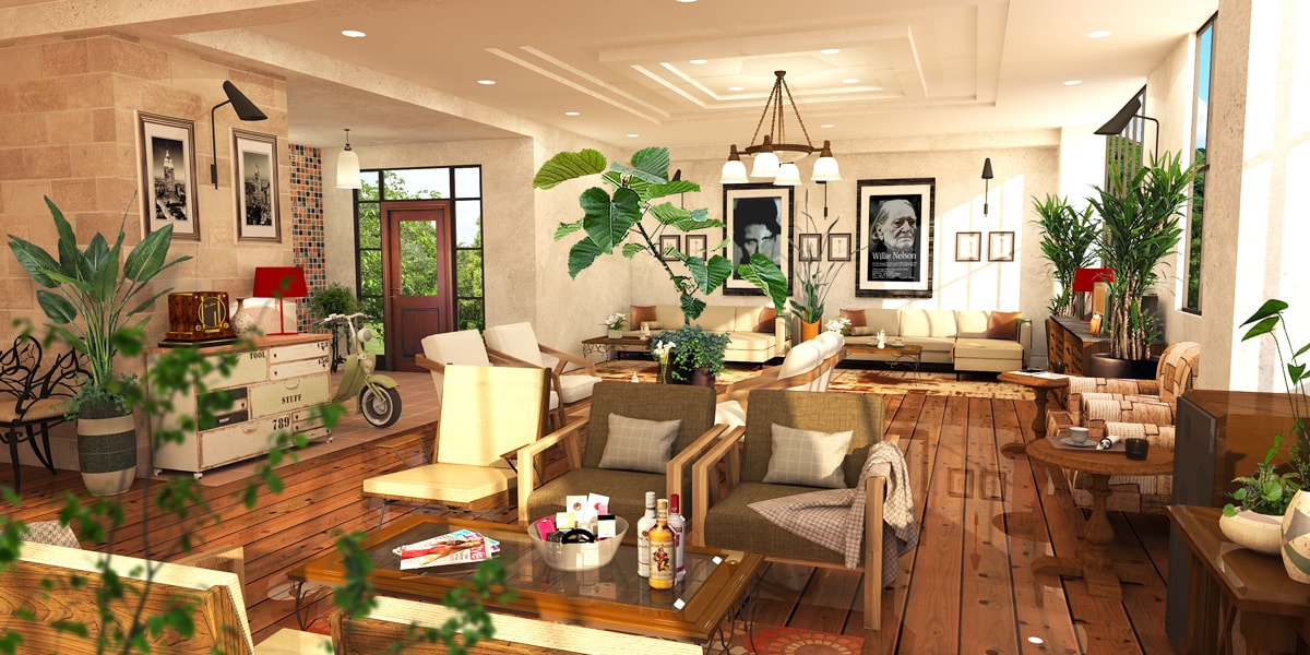 スライドショー用室内イメージ画像