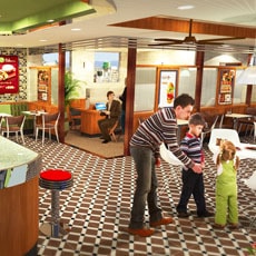 ファストフード店(インナーパース2F)