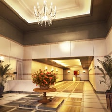 ホテル入り口(インナーパース)